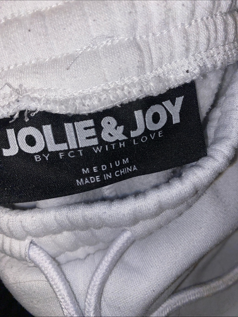 Jolie and Joy Jogger Sweatpants with Light Blue Butterfly Accents - Picture 2 of 2